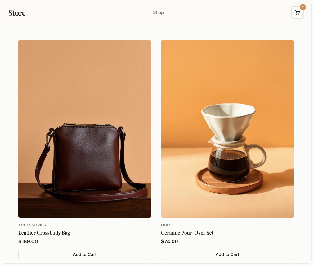 Store Template